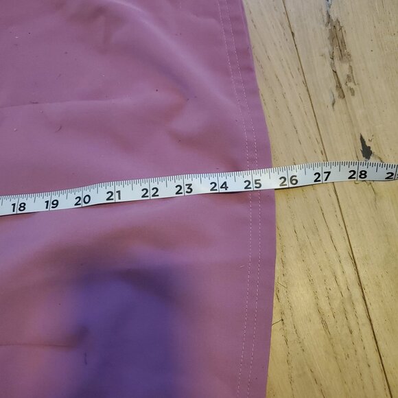 Jaanuu Womens Mauve Pink Short Sleeve V-Neck Scrub Medical Nursing Top Size S - Picture 10 of 10